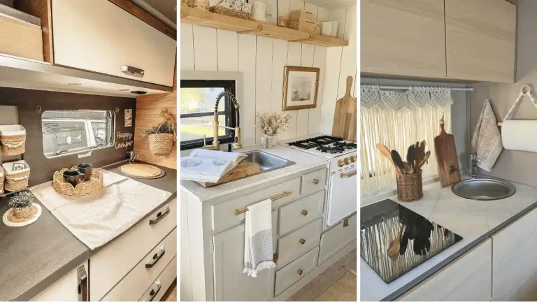 Vertical Wall Storage Ideas for Camper Kitchens