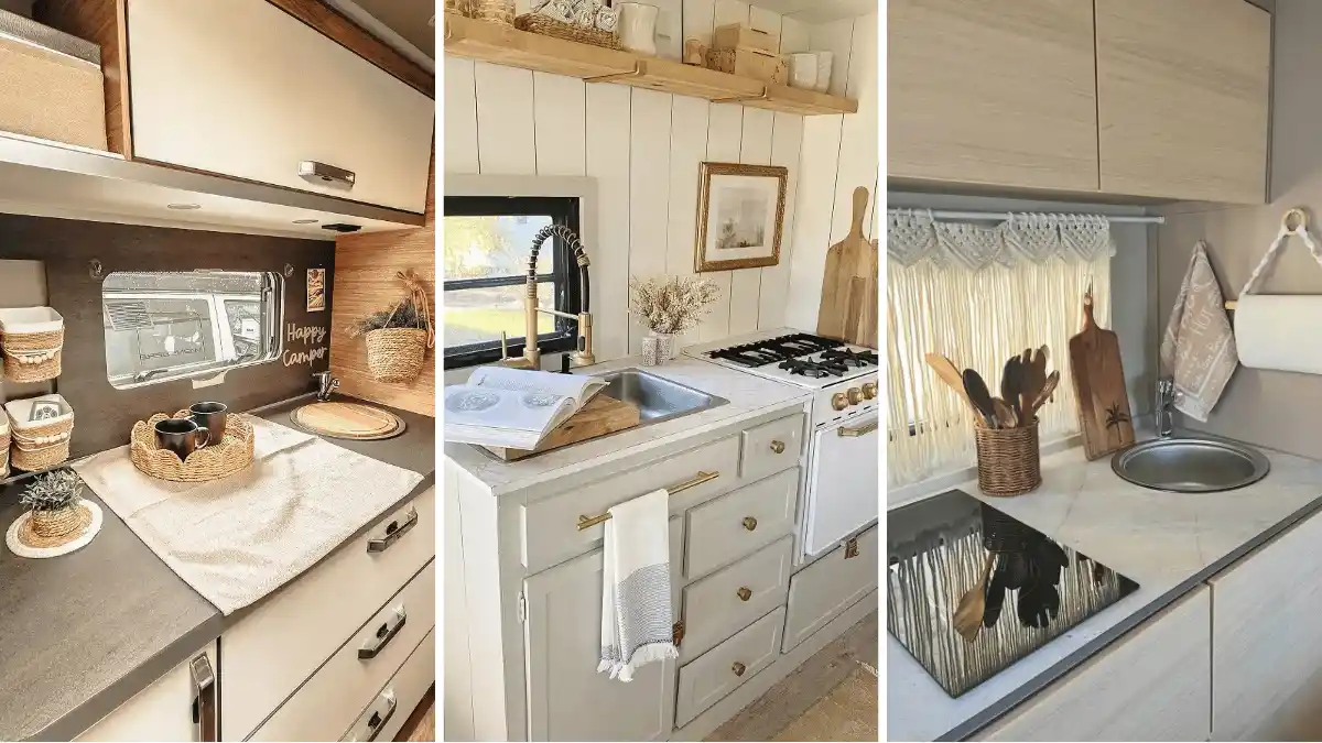 Vertical Wall Storage Ideas for Camper Kitchens