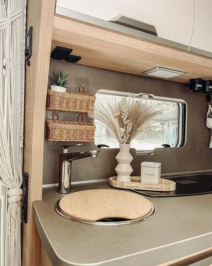 camper kitchen organization