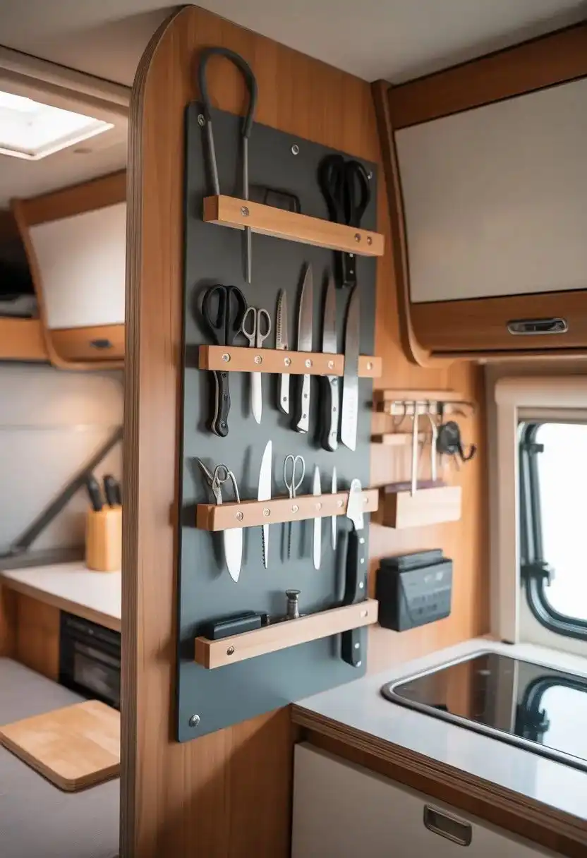 camper kitchen storage solutions