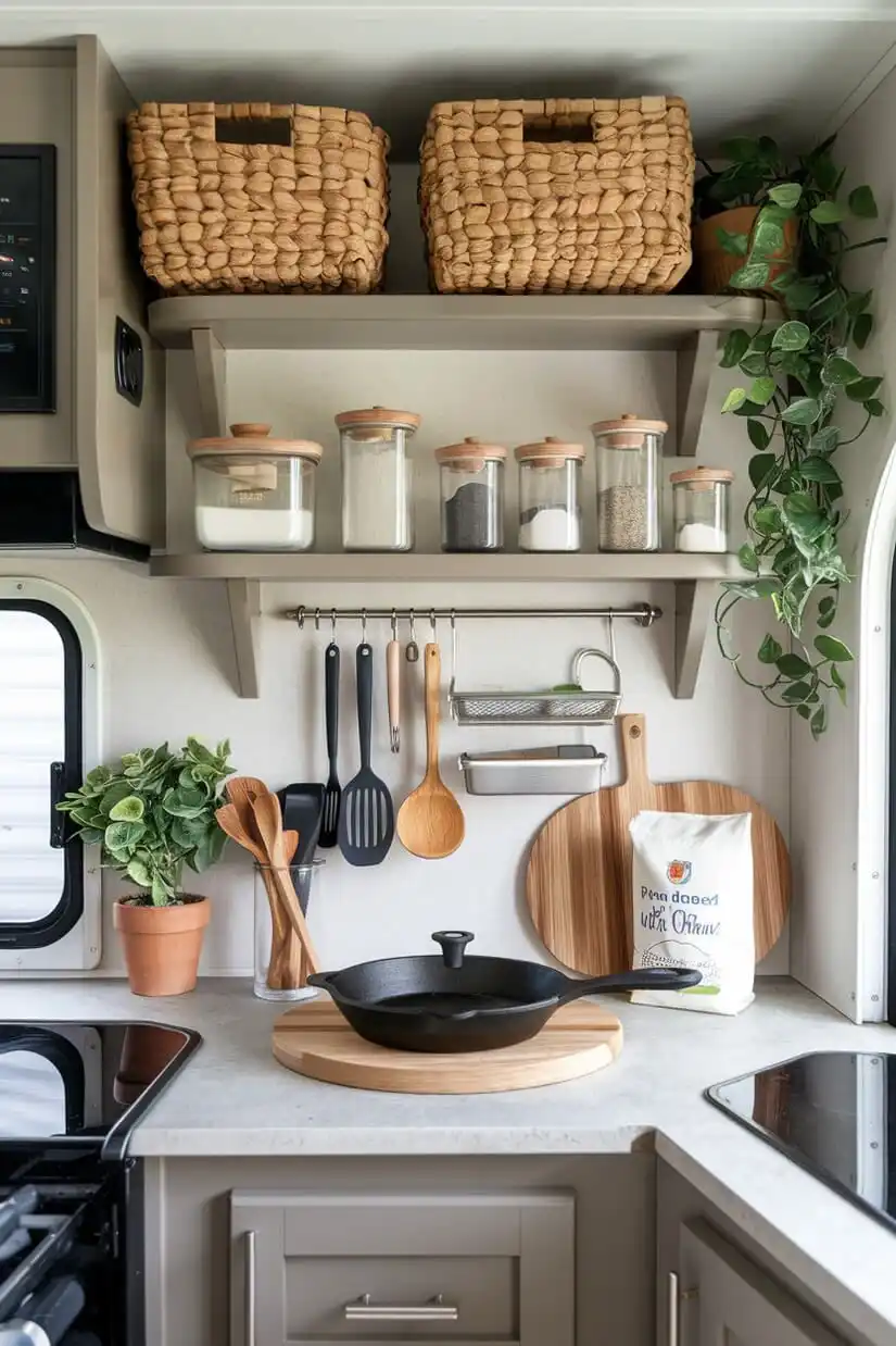 camper kitchen storage