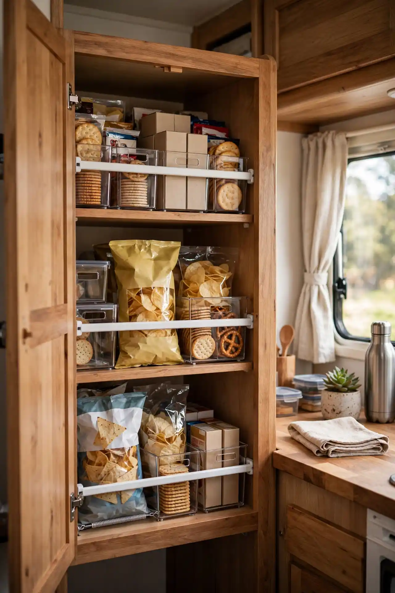 camper pantry organization