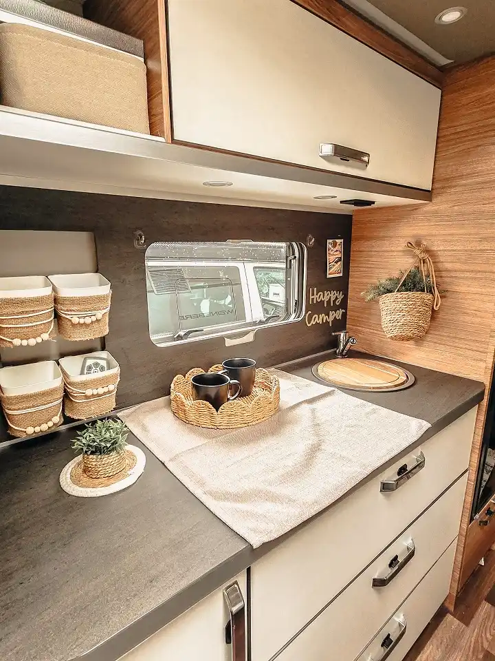 narrow rv kitchen wall