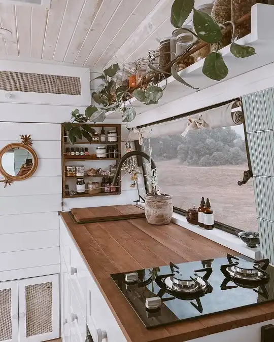 small camper kitchen
