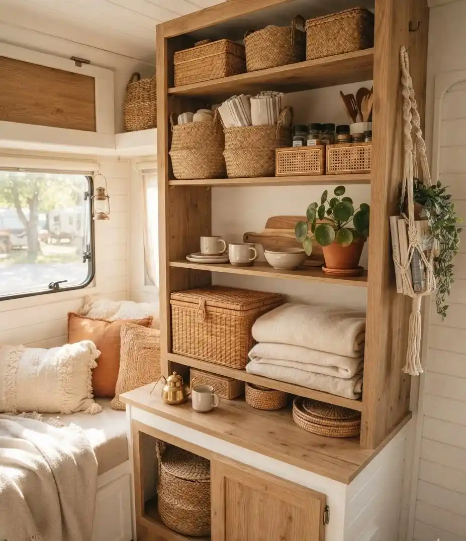 vertical kitchen organization for RV